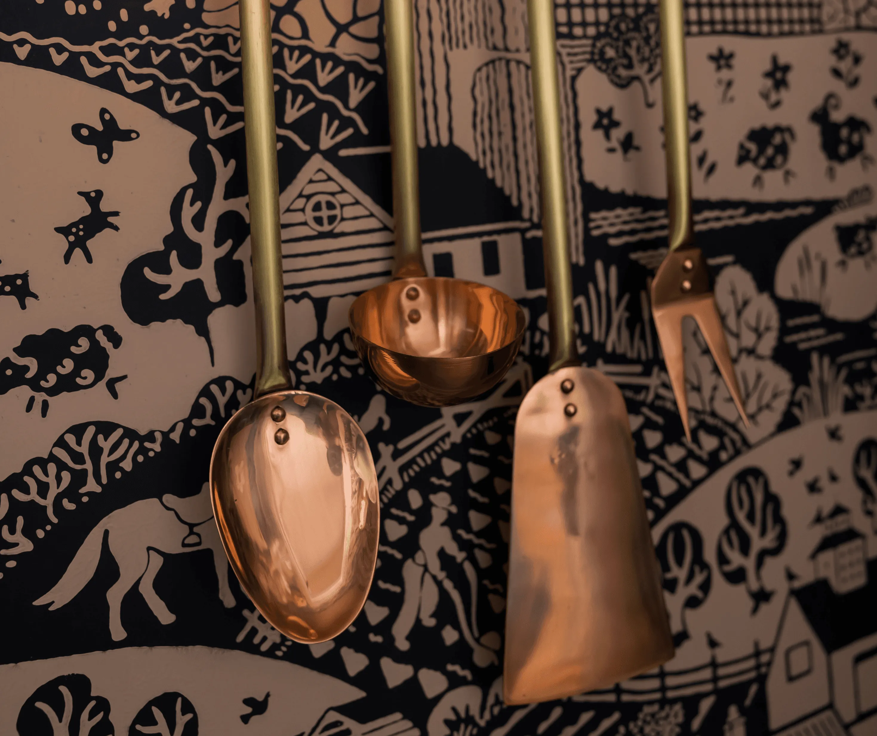 Utensil Hanging Rod with Tools