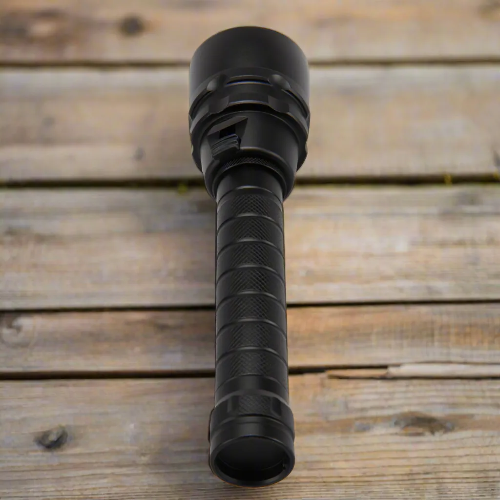 UV LED Waterproof Flashlight with 2000LM | 100m Range | Durable Aluminum Alloy Construction