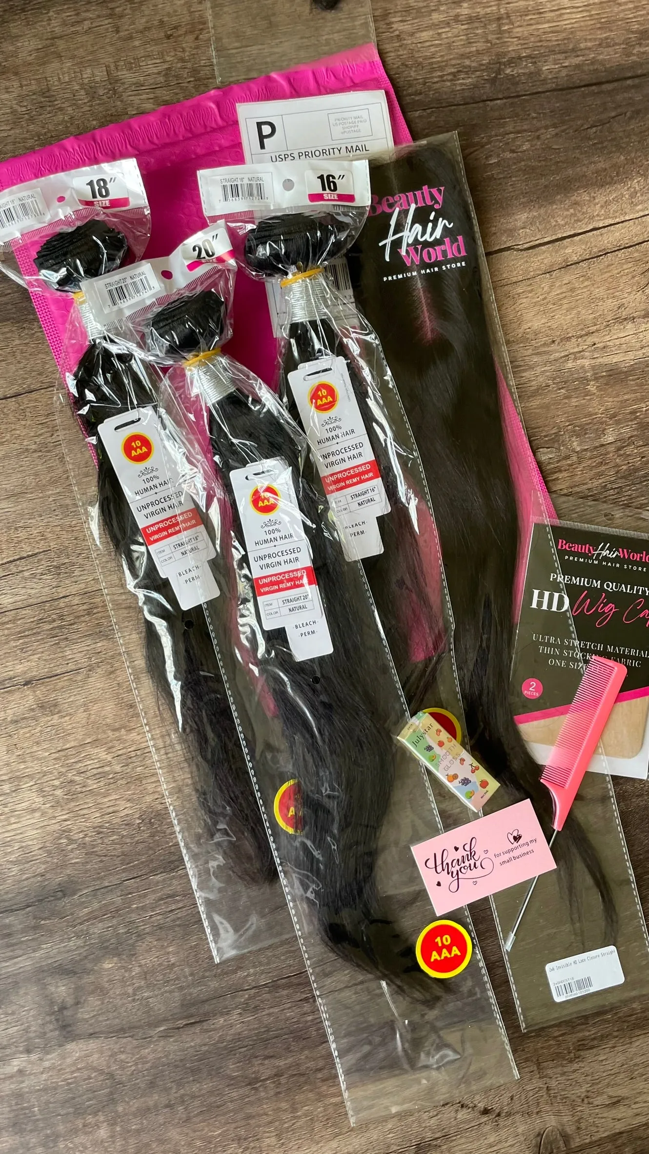 Valentine’s Day Special🌹 10A 3 Bundles with 2x6 HD deep part closure - HOT