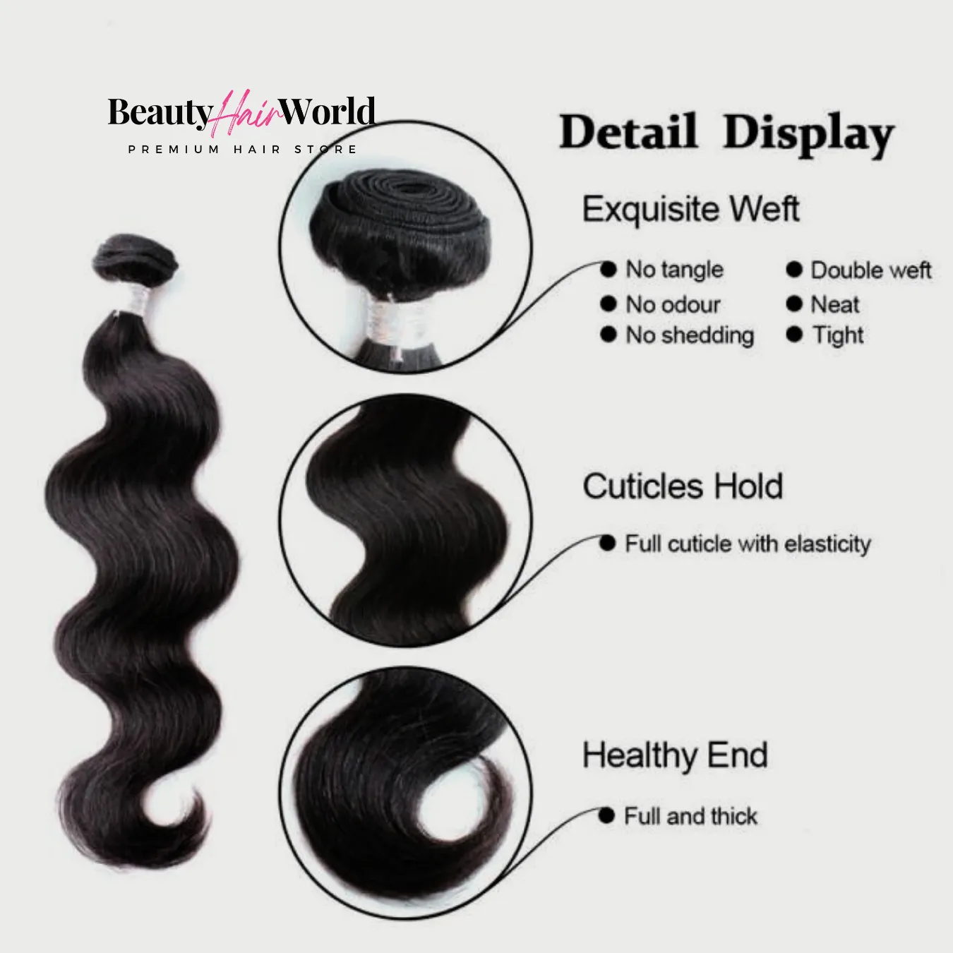 Valentine’s Day Special🌹 10A 3 Bundles with 2x6 HD deep part closure - HOT
