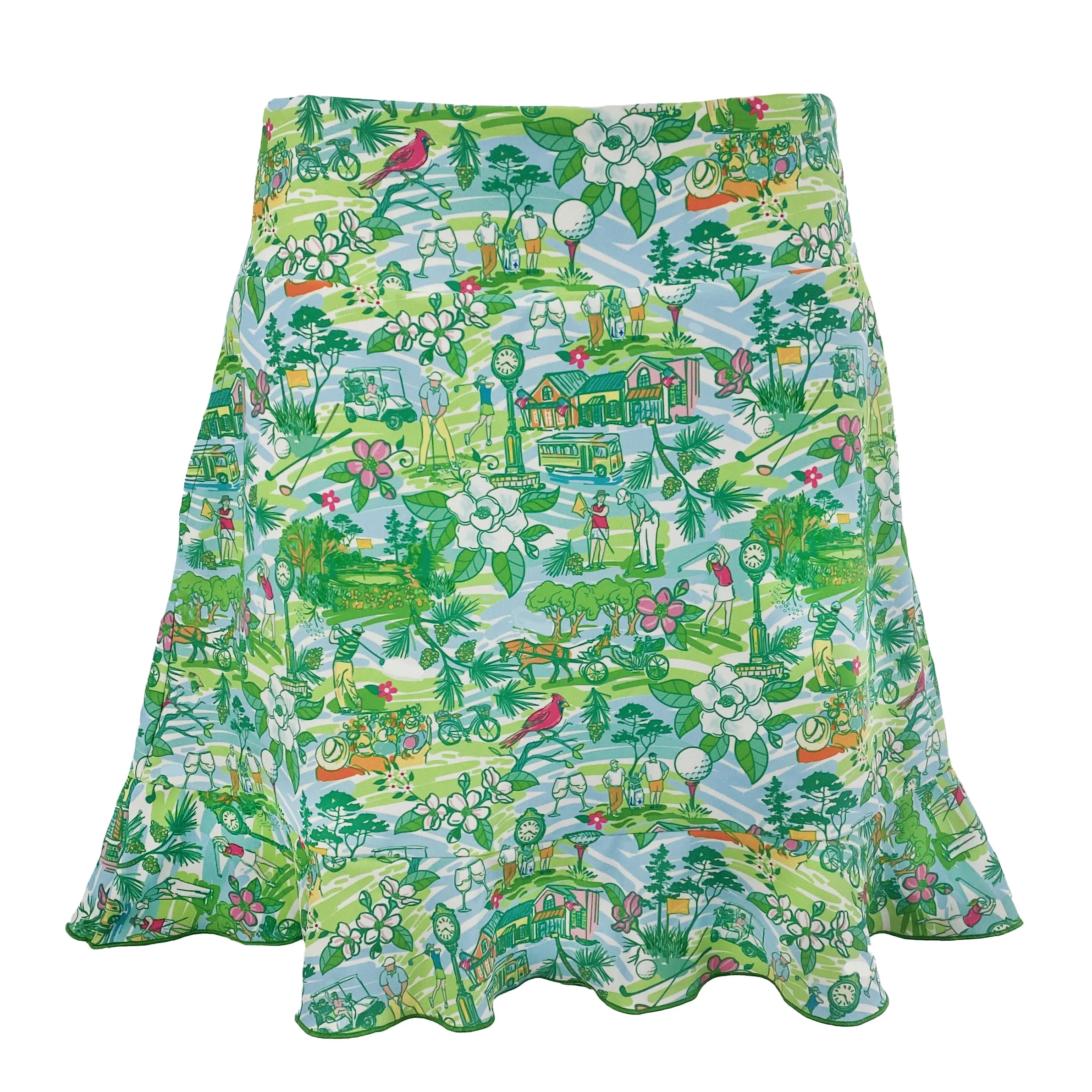 Venice Ruffle Hem Skort in Golf In Pinehurst NC