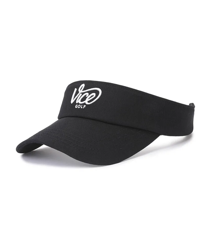 Vice Golf Atelier Florida Basic Visor - Black
