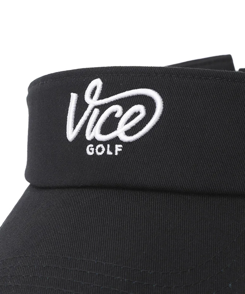Vice Golf Atelier Florida Basic Visor - Black