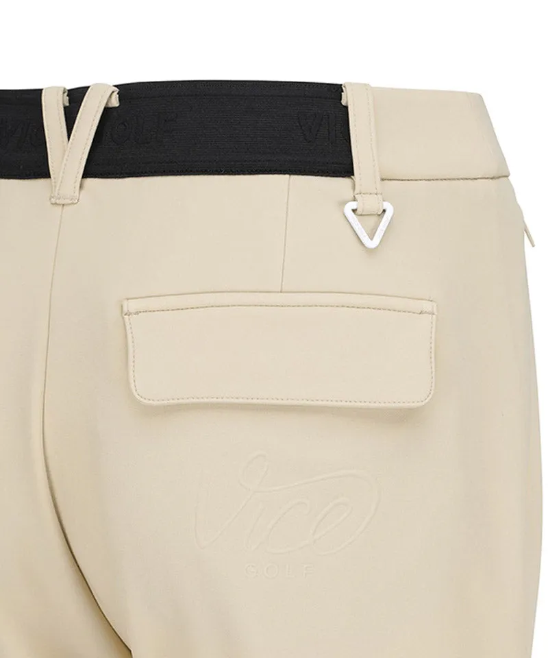 Vice Golf Atelier Women's Bonding Standard Fit Pants - Beige