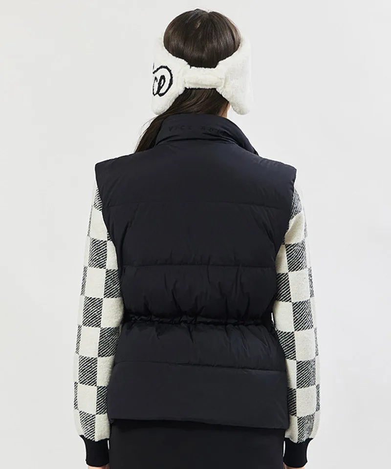 Vice Golf Atelier Women's Quilted Down Vest - Black