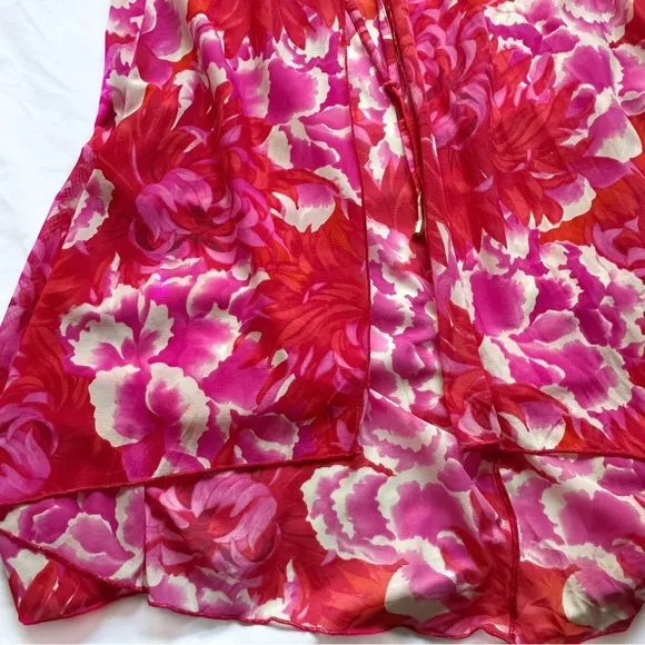 victoria’s secret ⋆ mesh floral open front dress