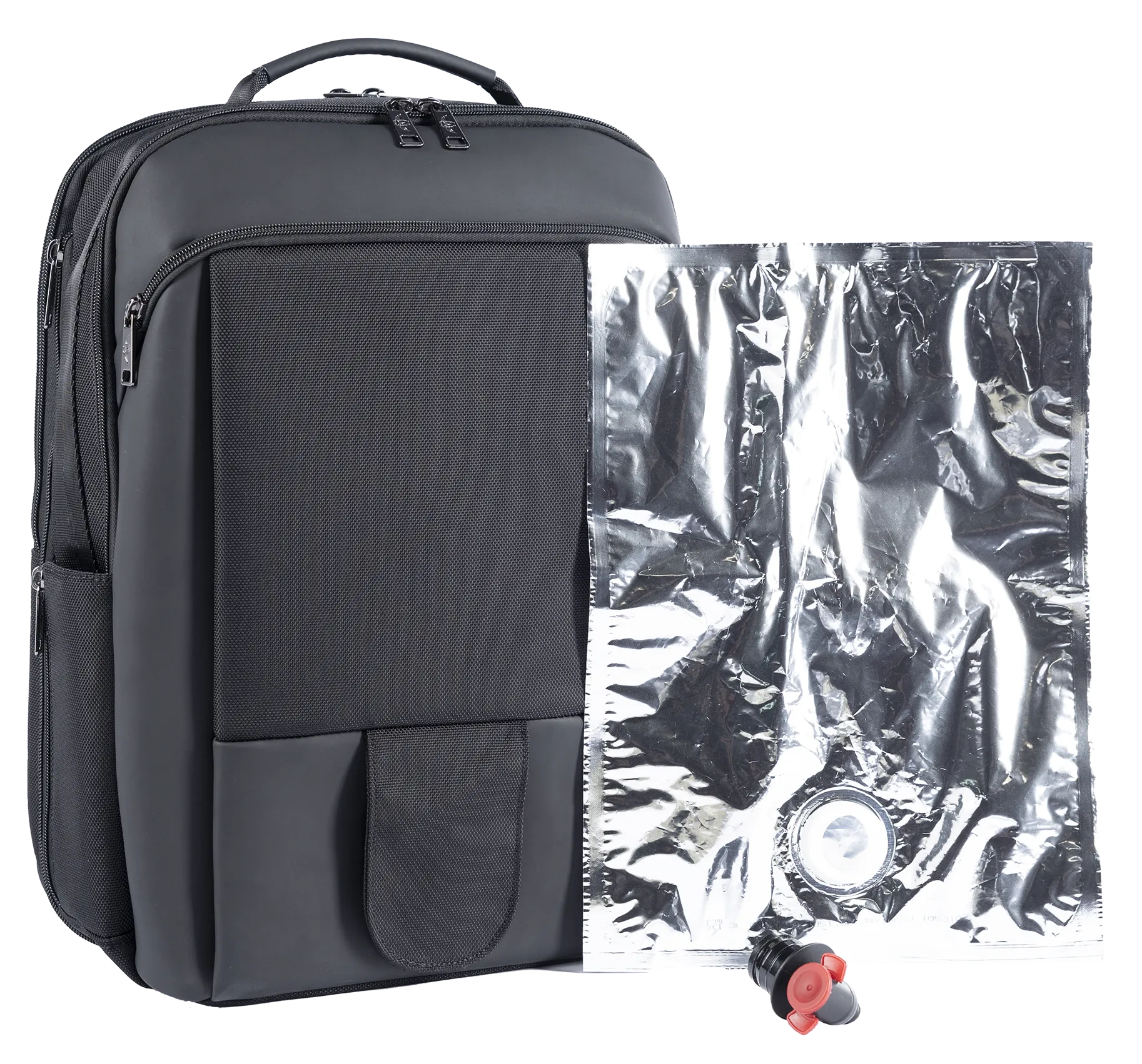 VinXplorer - Wine and Beverage Backpack bundled with Vin2Go Case CG