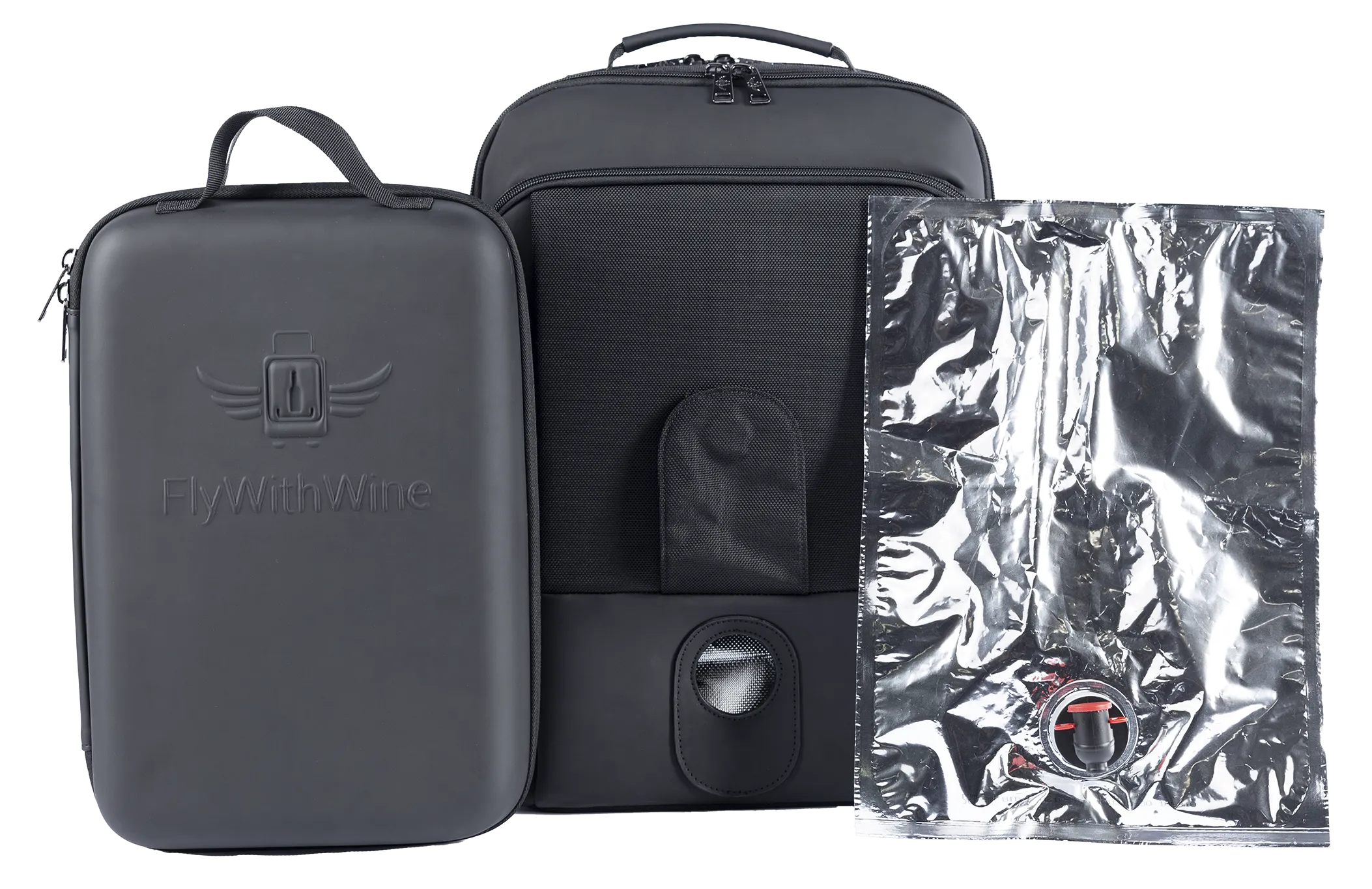 VinXplorer - Wine and Beverage Backpack bundled with Vin2Go Case CG