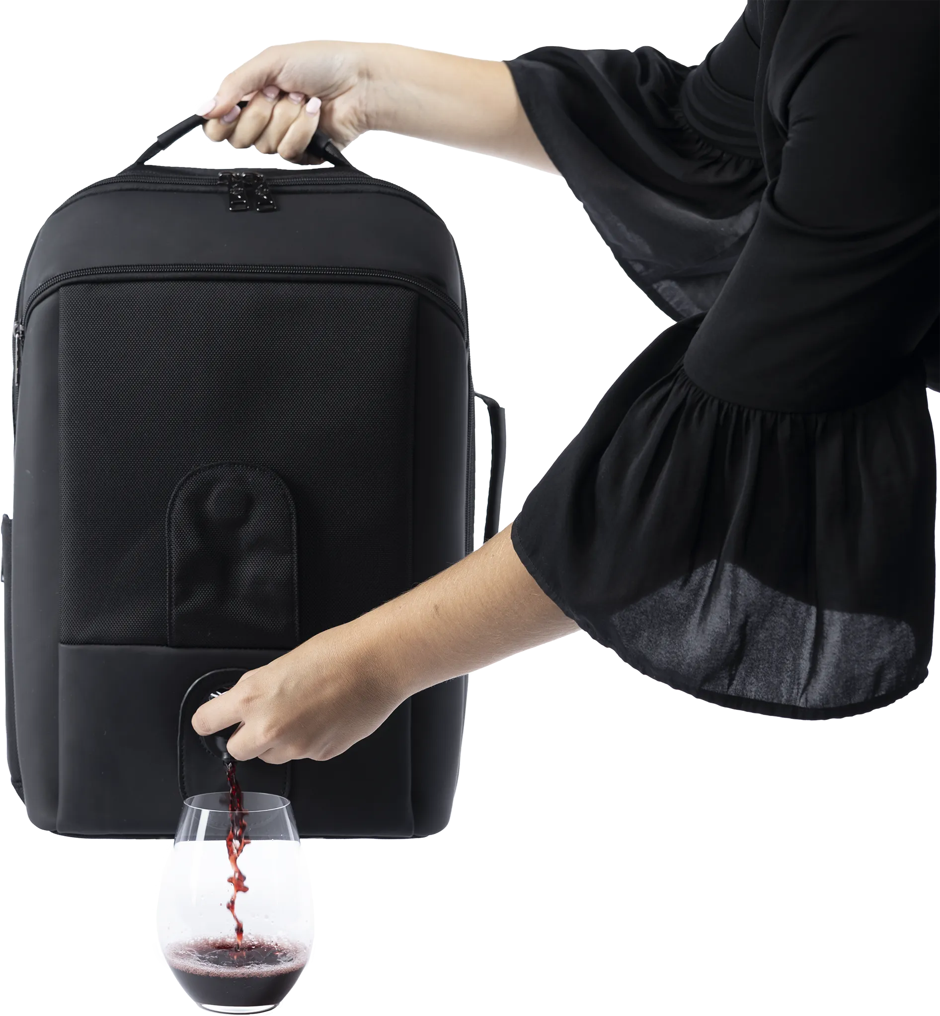 VinXplorer - Wine and Beverage Backpack bundled with Vin2Go Case CG