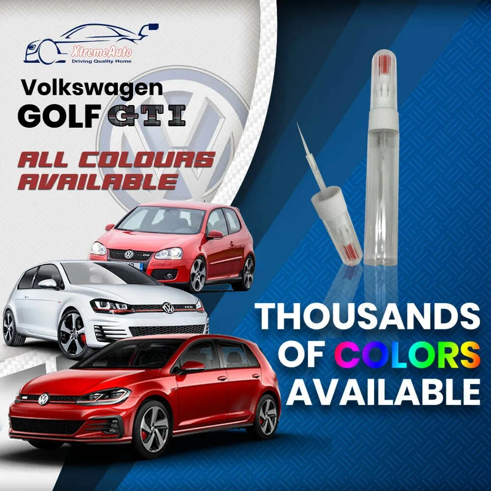 Volkswagen Golf Gti Mk7 Premium Stone Chip Needle Touch Up Paint, All Colours