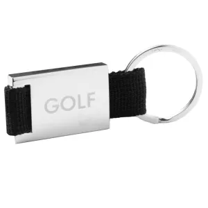 VW Chrome/Black Keytag-Golf