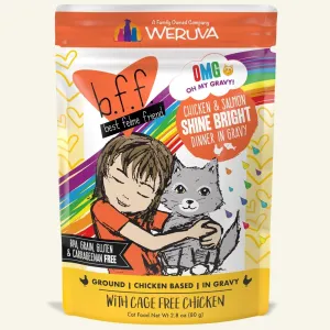 Weruva B.F.F. Omg! Chicken & Salmon Shine Bright Pouch Cat Food