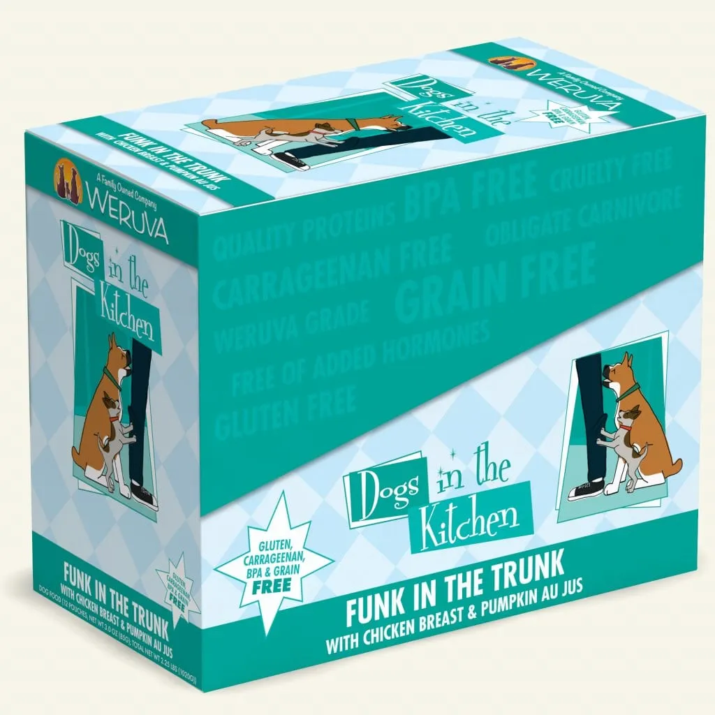 Weruva Dogs in the Kitchen, Funk in the Trunk with Chicken Breast & Pumpkin Au Jus Dog Food