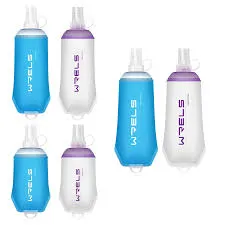 Widesea Camping 600ml Soft Water Bottle Drinking Sport Folding Bag Flask Outdoor Running Hydration Pack Waist Bicycle BPA Free