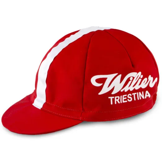 WILIER VINTAGE RED CYCLING CAP ACCESSORY