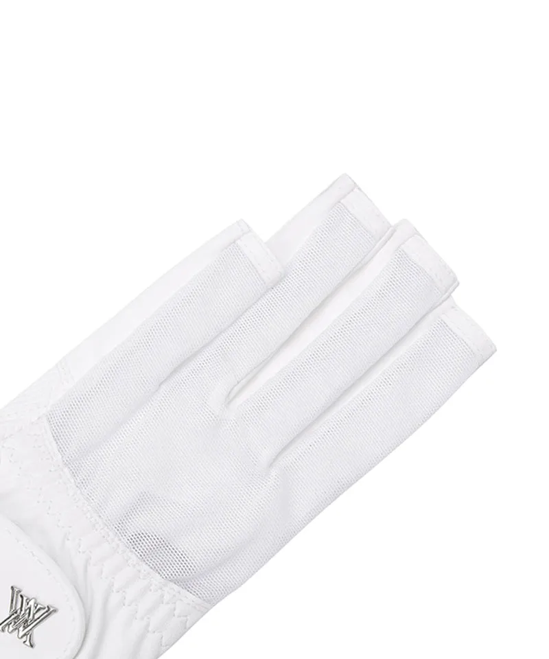Women's Mesh Lace Glove (PAIR) - White