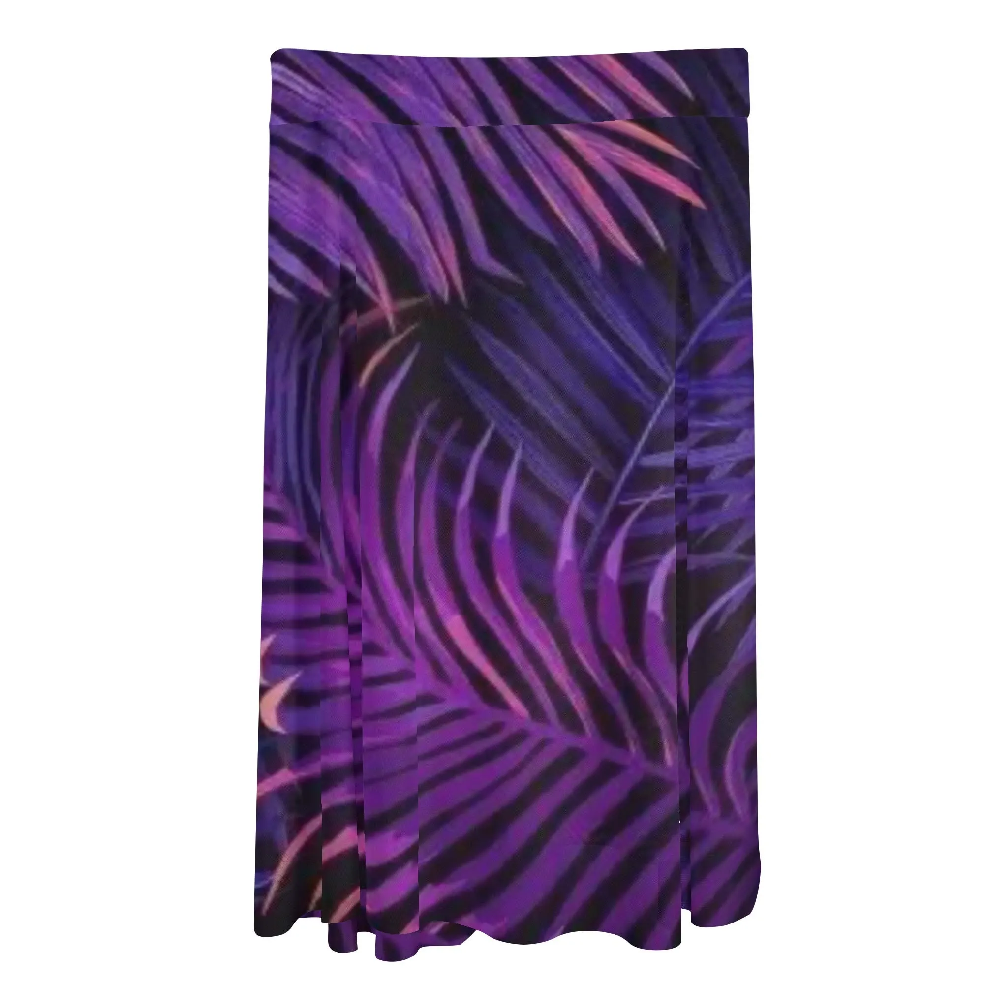 Women's Multicolored Beach Cover-up Wraparound Skirt