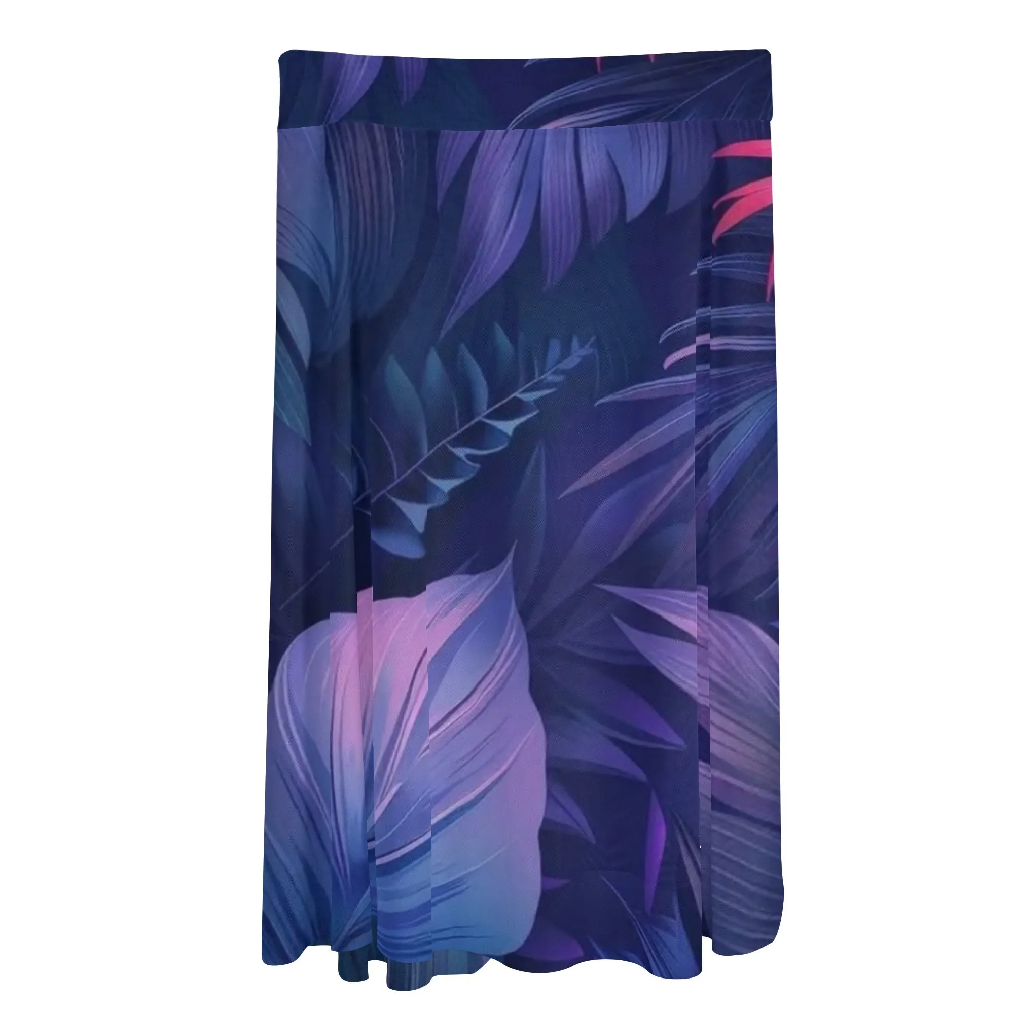Women's Multicolored Beach Cover-up Wraparound Skirt
