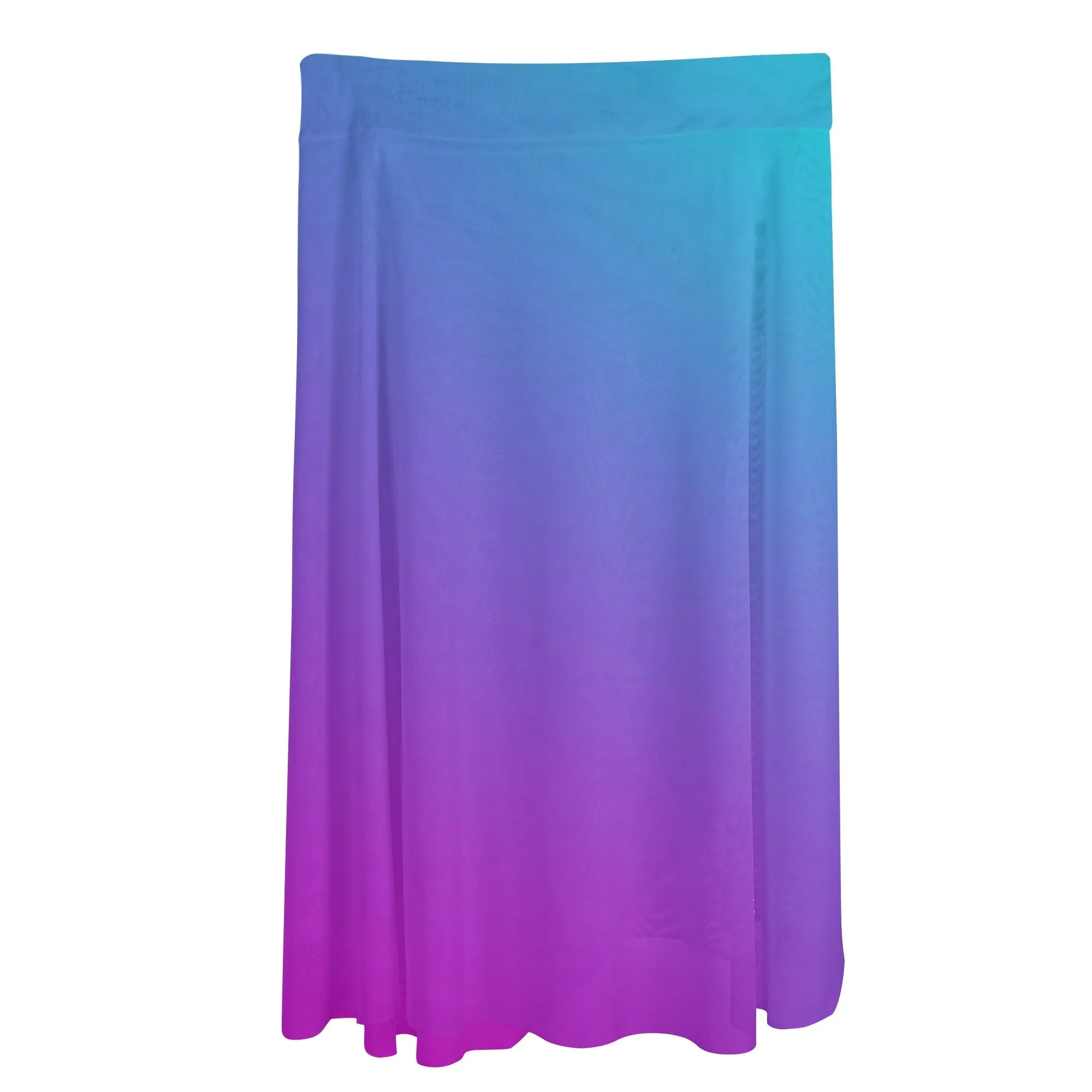 Women's Multicolored Beach Cover-up Wraparound Skirt