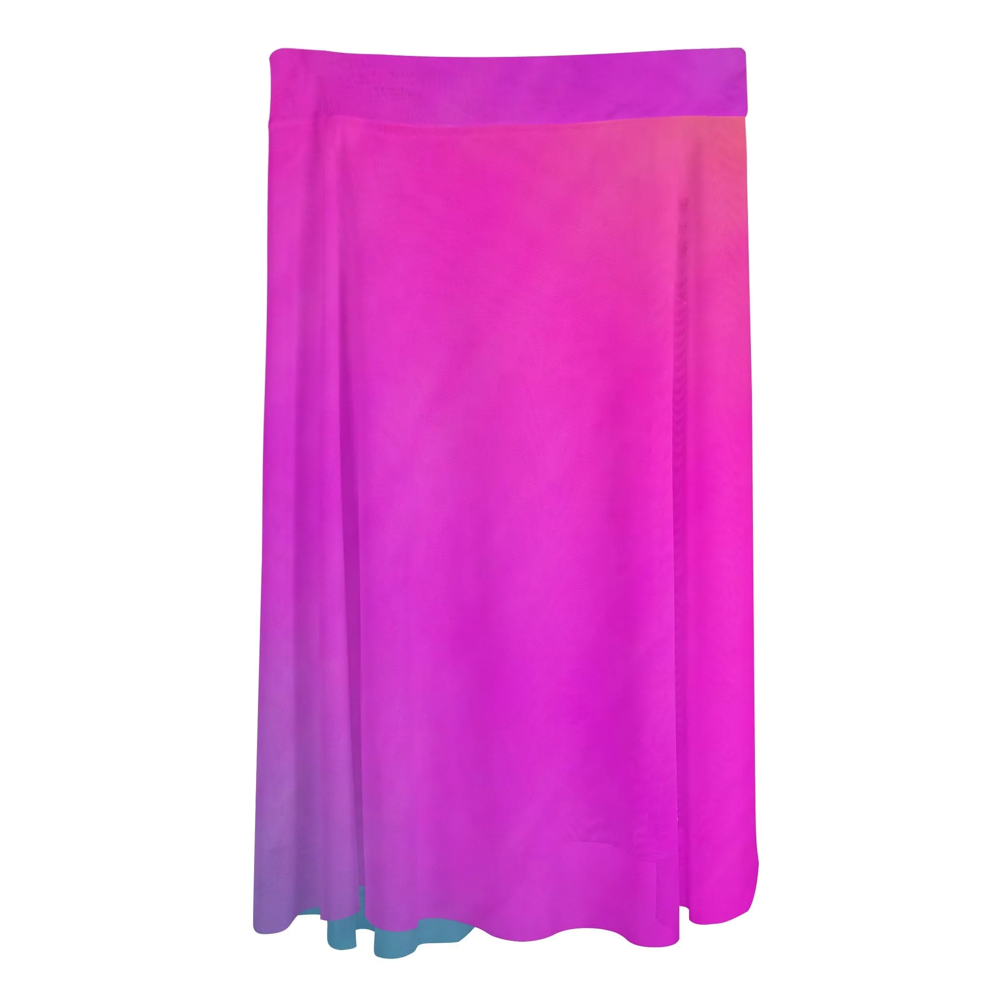 Women's Multicolored Beach Cover-up Wraparound Skirt