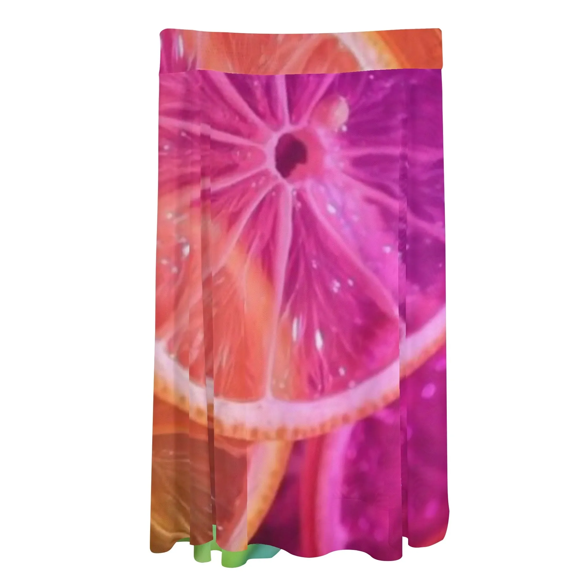 Women's Multicolored Beach Cover-up Wraparound Skirt
