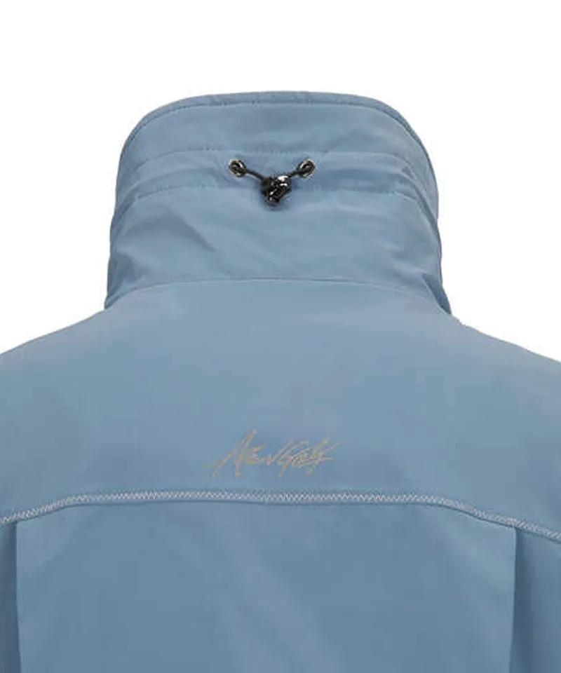 Women's Neck Point Short Sleeve JK - Blue