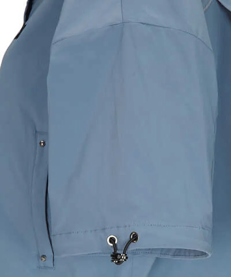 Women's Neck Point Short Sleeve JK - Blue