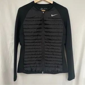 Women's Nike Golf Aeroloft Combo Jacket in Black Size Medium