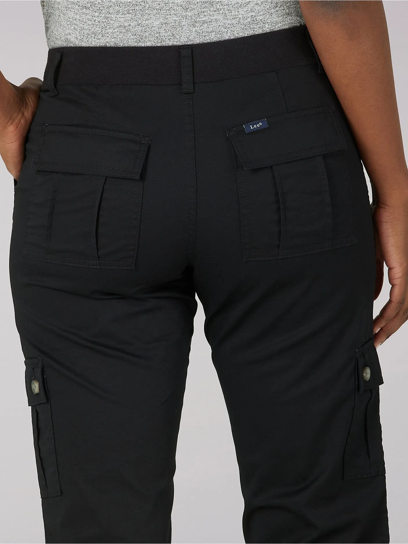Women's Ultra Lux Comfort with Flex-to-Go Relaxed Fit Cargo Capri - 112314362