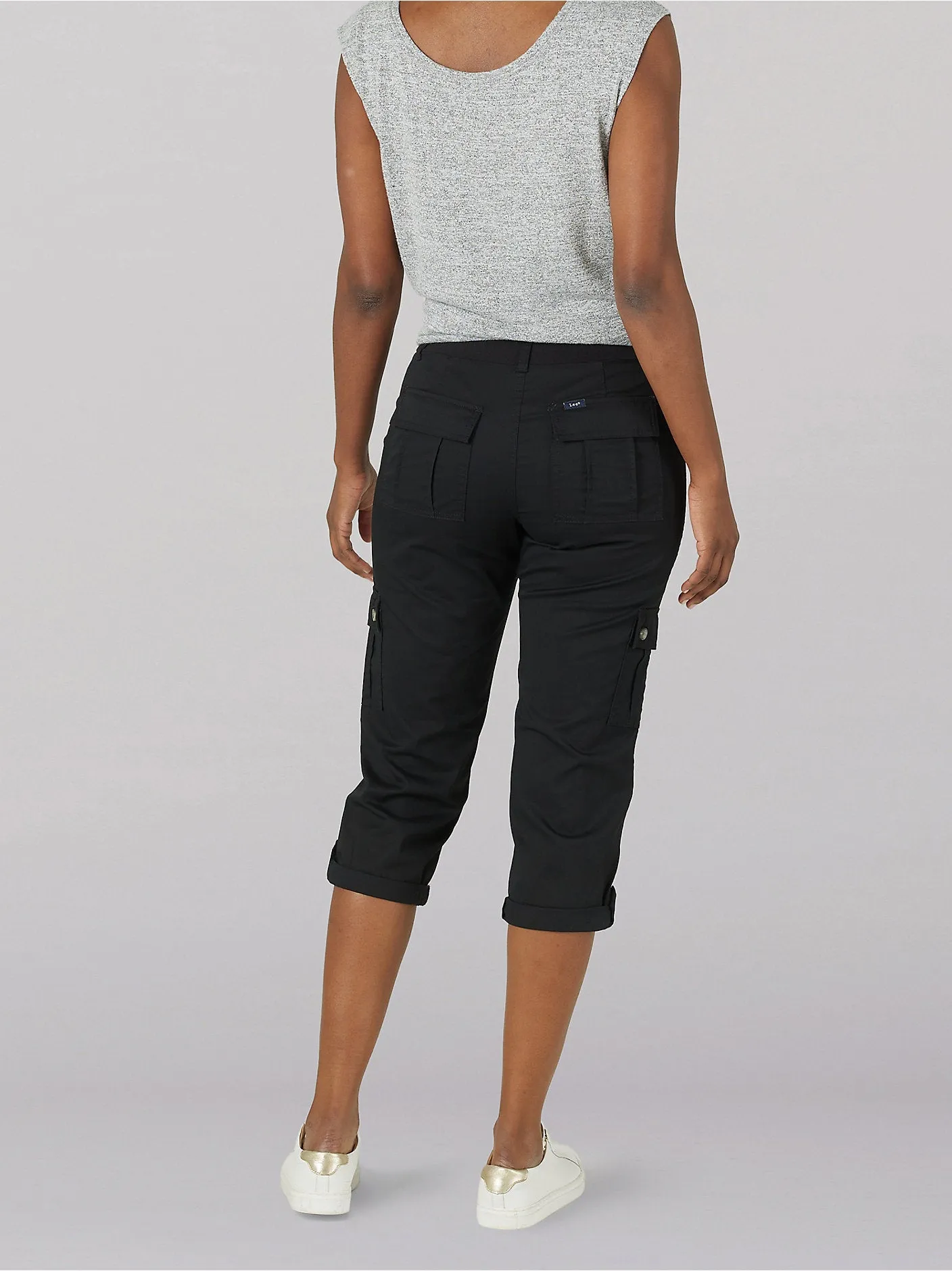 Women's Ultra Lux Comfort with Flex-to-Go Relaxed Fit Cargo Capri - 112314362