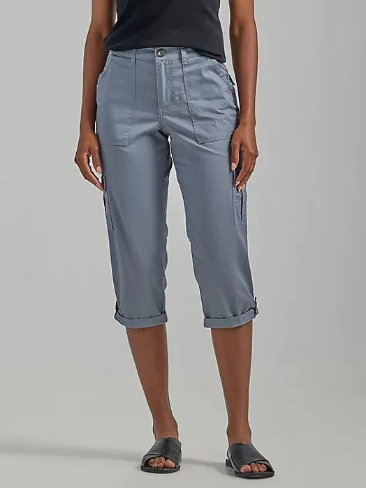 Women's Ultra Lux Comfort with Flex-to-Go Relaxed Fit Cargo Capri - 112328965