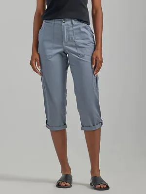 Women's Ultra Lux Comfort with Flex-to-Go Relaxed Fit Cargo Capri - 112328965