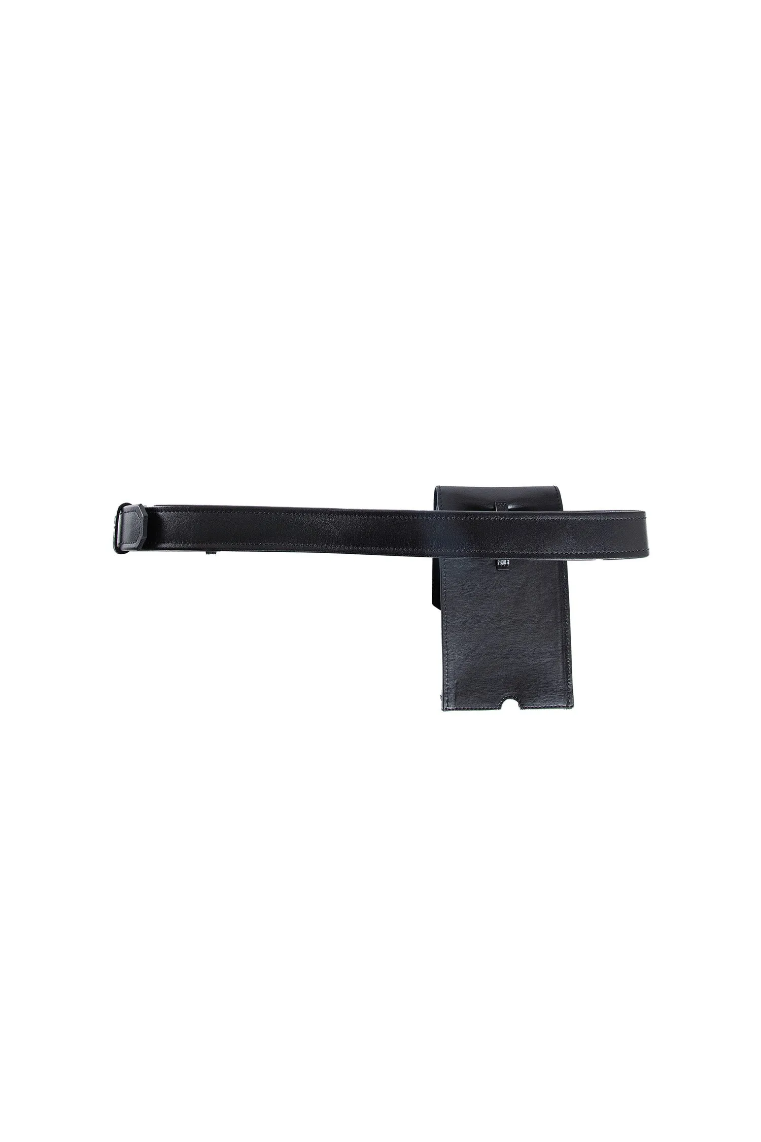 XL Phone Pouch with Leather Belt Strap