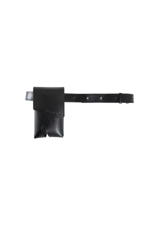 XL Phone Pouch with Leather Belt Strap