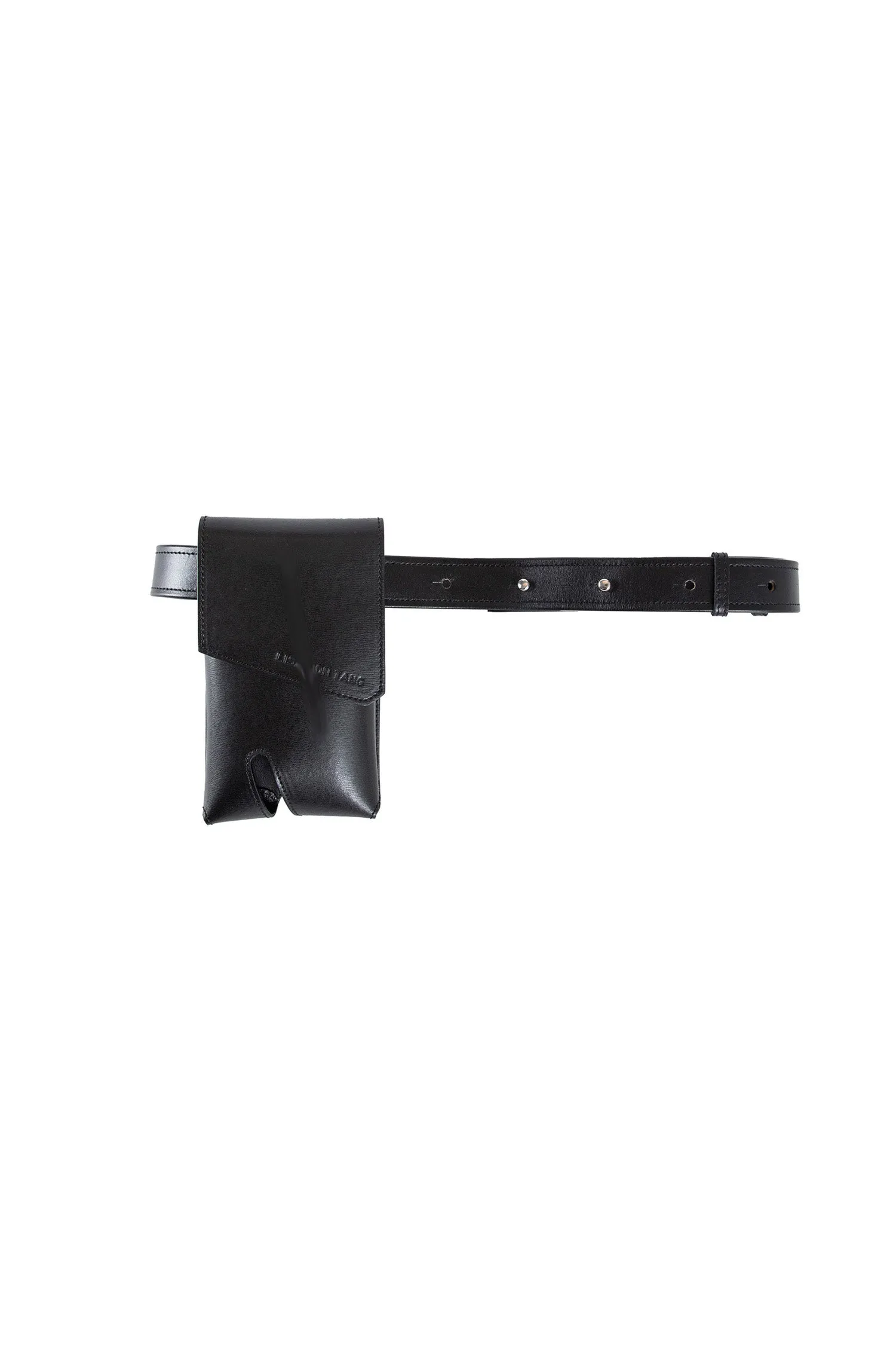 XL Phone Pouch with Leather Belt Strap