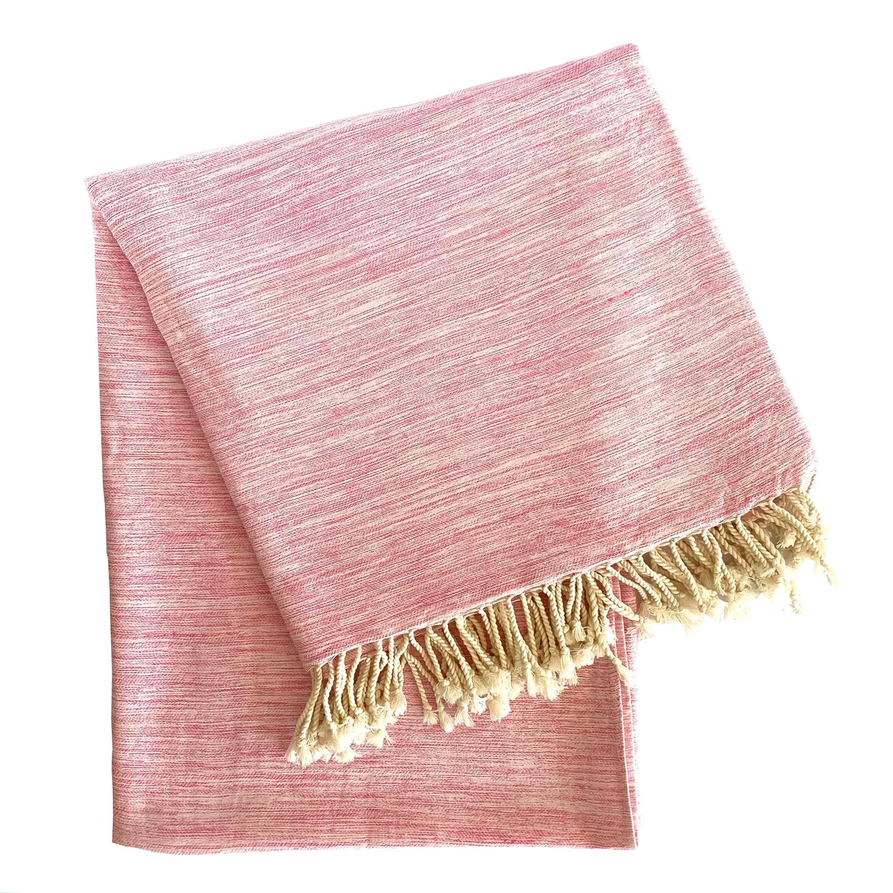 Yalova Ultra Soft Marbled Blanket Throw Pink
