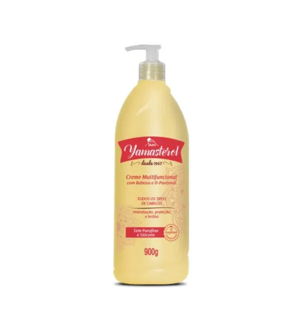 Yamasterol Babosa Aloe Vera D-Panthenol Hair Multifunctional Cream 900g - Yamá