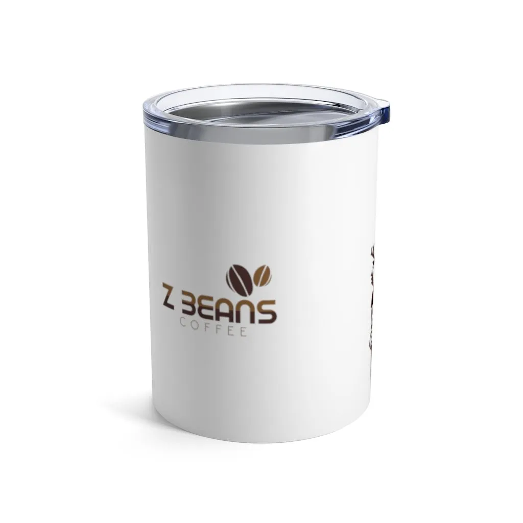 Z Beans Coffee Stainless Steel 10oz. Tumbler